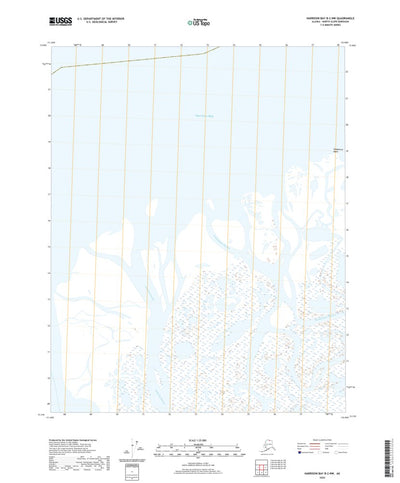United States Geological Survey Harrison Bay B-2 NW, AK (2020, 25000-Scale) digital map