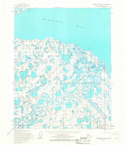 United States Geological Survey Harrison Bay B-3, AK (1955, 63360-Scale) digital map