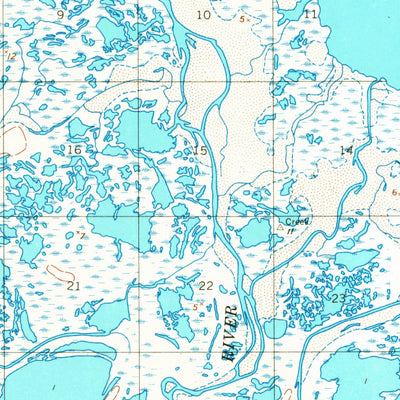 United States Geological Survey Harrison Bay B-3, AK (1955, 63360-Scale) digital map