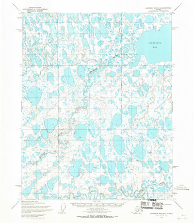 United States Geological Survey Harrison Bay B-4, AK (1955, 63360-Scale) digital map