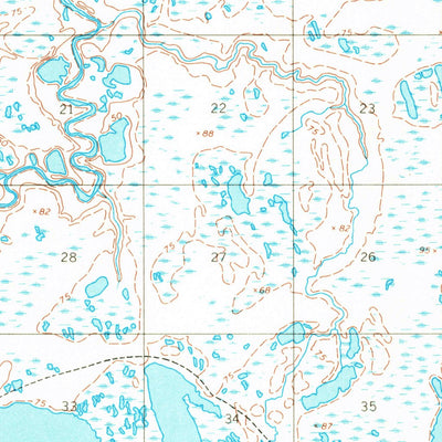 United States Geological Survey Harrison Bay B-4, AK (1955, 63360-Scale) digital map
