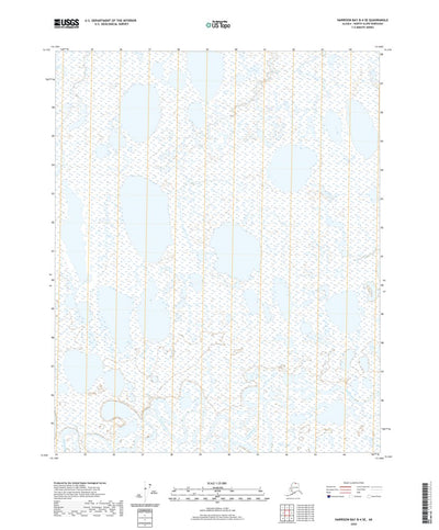 United States Geological Survey Harrison Bay B-4 SE, AK (2020, 25000-Scale) digital map