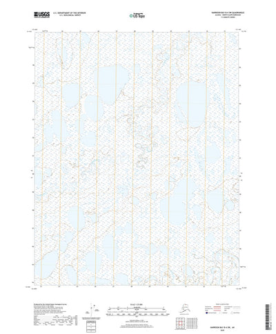 United States Geological Survey Harrison Bay B-4 SW, AK (2020, 25000-Scale) digital map