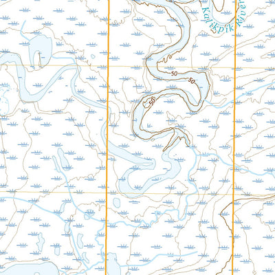United States Geological Survey Harrison Bay B-4 SW, AK (2020, 25000-Scale) digital map
