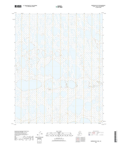 United States Geological Survey Harrison Bay B-5 NE, AK (2020, 25000-Scale) digital map