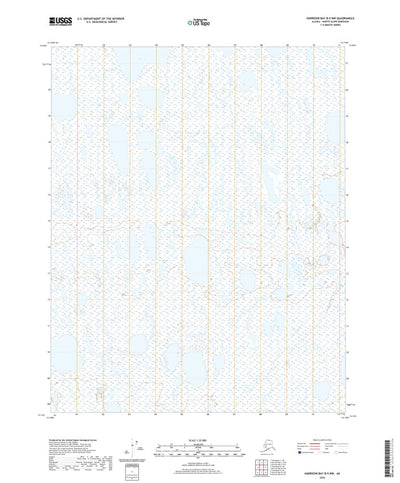 United States Geological Survey Harrison Bay B-5 NW, AK (2020, 25000-Scale) digital map