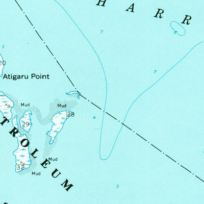 United States Geological Survey Harrison Bay C-3, AK (1955, 63360-Scale) digital map