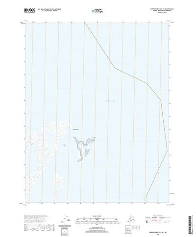 United States Geological Survey Harrison Bay C-3 SW, AK (2020, 25000-Scale) digital map