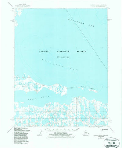 United States Geological Survey Harrison Bay C-4, AK (1955, 63360-Scale) digital map