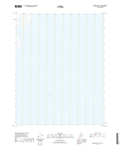 United States Geological Survey Harrison Bay C-4 NW, AK (2020, 25000-Scale) digital map