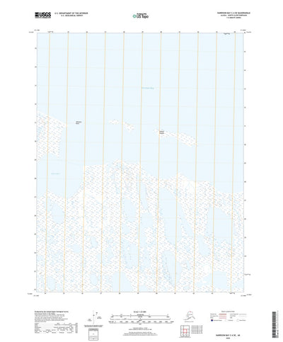 United States Geological Survey Harrison Bay C-4 SE, AK (2020, 25000-Scale) digital map