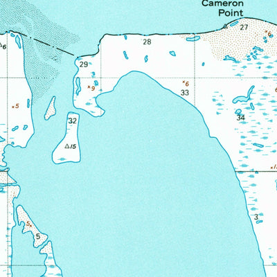 United States Geological Survey Harrison Bay D-5, AK (1955, 63360-Scale) digital map