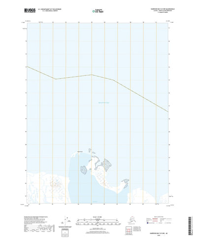 United States Geological Survey Harrison Bay D-5 NW, AK (2020, 25000-Scale) digital map