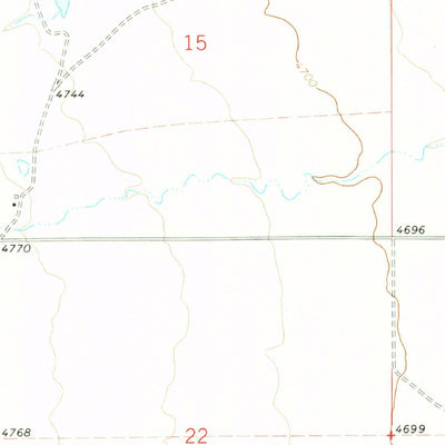 United States Geological Survey Harrison Canyon, AZ (1972, 24000-Scale) digital map