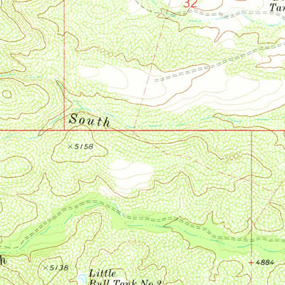 United States Geological Survey Harrison Canyon, AZ (1972, 24000-Scale) digital map