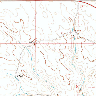 United States Geological Survey Harrison East, NE (1979, 24000-Scale) digital map
