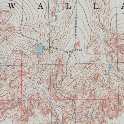 United States Geological Survey Harrison Flats, KS (1979, 24000-Scale) digital map