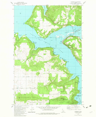 United States Geological Survey Harrison, ID (1981, 24000-Scale) digital map