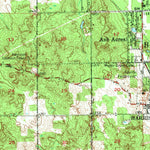United States Geological Survey Harrison, MI (1957, 62500-Scale) digital map