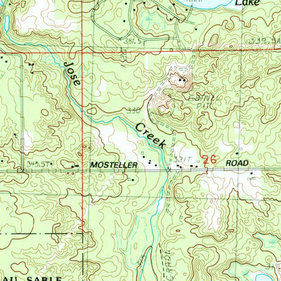 United States Geological Survey Harrison, MI (1983, 25000-Scale) digital map