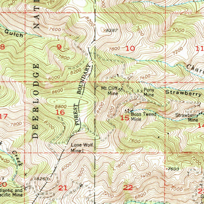 United States Geological Survey Harrison, MT (1950, 62500-Scale) digital map