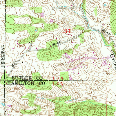 United States Geological Survey Harrison, OH-IN (1955, 24000-Scale) digital map