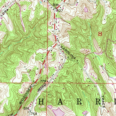 United States Geological Survey Harrison, OH-IN (1955, 24000-Scale) digital map