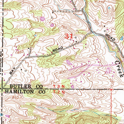 United States Geological Survey Harrison, OH-IN (1992, 24000-Scale) digital map