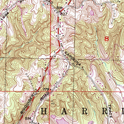 United States Geological Survey Harrison, OH-IN (1996, 24000-Scale) digital map