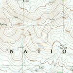 United States Geological Survey Harrison Pass, NV (1985, 24000-Scale) digital map