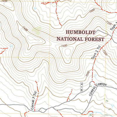 United States Geological Survey Harrison Pass, NV (2021, 24000-Scale) digital map