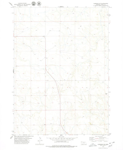 United States Geological Survey Harrison SE, NE (1979, 24000-Scale) digital map
