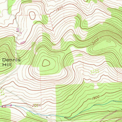 United States Geological Survey Harrison Valley, PA-NY (1957, 24000-Scale) digital map
