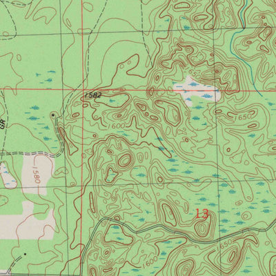 United States Geological Survey Harrison, WI (1982, 24000-Scale) digital map