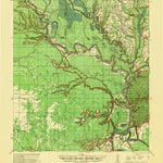 United States Geological Survey Harrisonburg, LA (1941, 62500-Scale) digital map