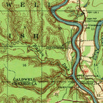 United States Geological Survey Harrisonburg, LA (1941, 62500-Scale) digital map