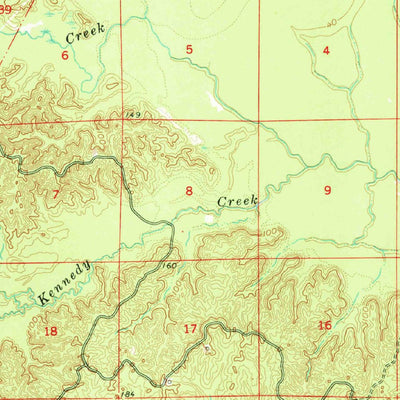 United States Geological Survey Harrisonburg, LA (1959, 62500-Scale) digital map