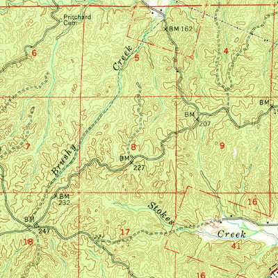 United States Geological Survey Harrisonburg, LA (1959, 62500-Scale) digital map