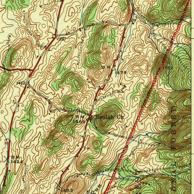 United States Geological Survey Harrisonburg, VA (1943, 62500-Scale) digital map