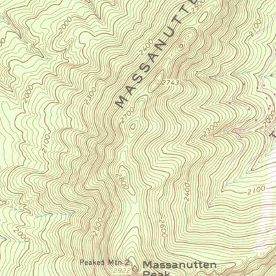 United States Geological Survey Harrisonburg, VA (1964, 24000-Scale) digital map