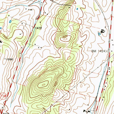 United States Geological Survey Harrisonburg, VA (1989, 24000-Scale) digital map