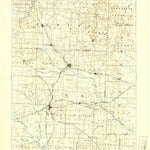 United States Geological Survey Harrisonville, MO (1892, 125000-Scale) digital map