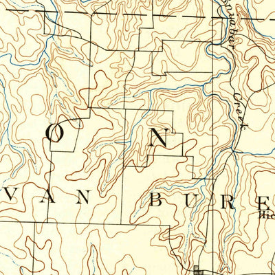United States Geological Survey Harrisonville, MO (1892, 125000-Scale) digital map