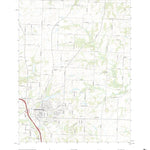 United States Geological Survey Harrisonville, MO (2021, 24000-Scale) digital map