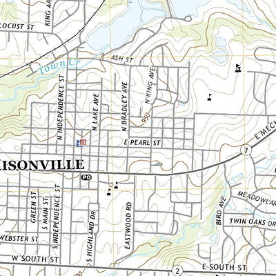 United States Geological Survey Harrisonville, MO (2021, 24000-Scale) digital map