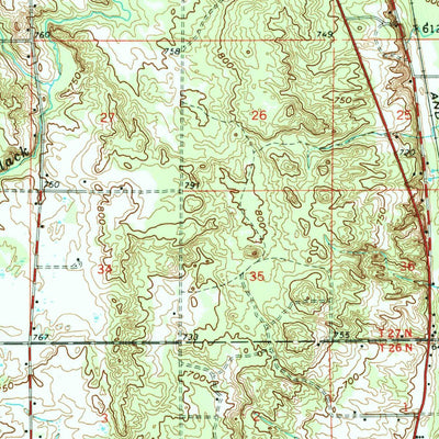 United States Geological Survey Harrisville, MI (1959, 62500-Scale) digital map
