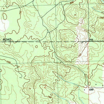 United States Geological Survey Harrisville, MI (1989, 24000-Scale) digital map