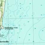 United States Geological Survey Harrisville, MI (1989, 24000-Scale) digital map