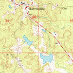 United States Geological Survey Harrisville, MS (1970, 24000-Scale) digital map