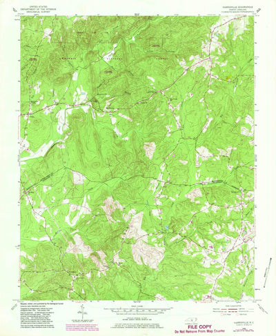 United States Geological Survey Harrisville, NC (1956, 24000-Scale) digital map